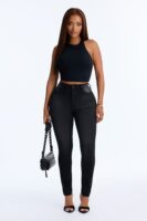 Pants in Black 66% cotton