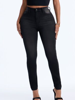 Pants in Black 66% cotton