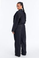 Denim Wide-Leg Pants