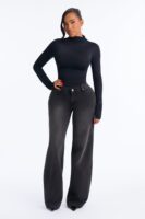 Mock-Neck Bodysuit