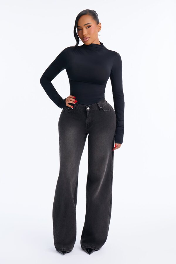 Mock-Neck Bodysuit
