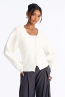 Ladies Kit Ivory Cardigan