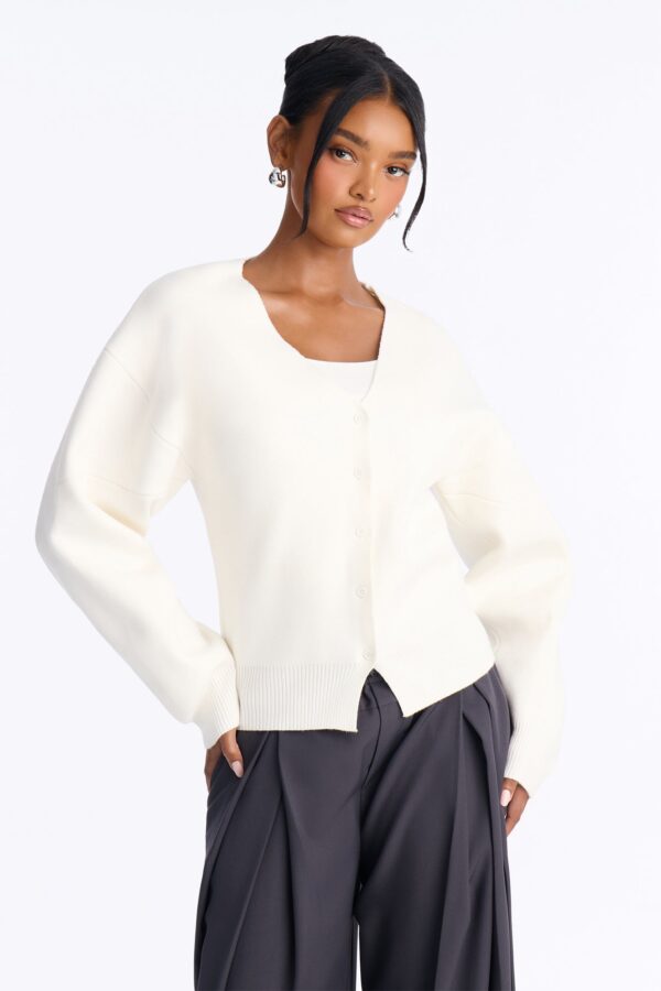 Ladies Kit Ivory Cardigan