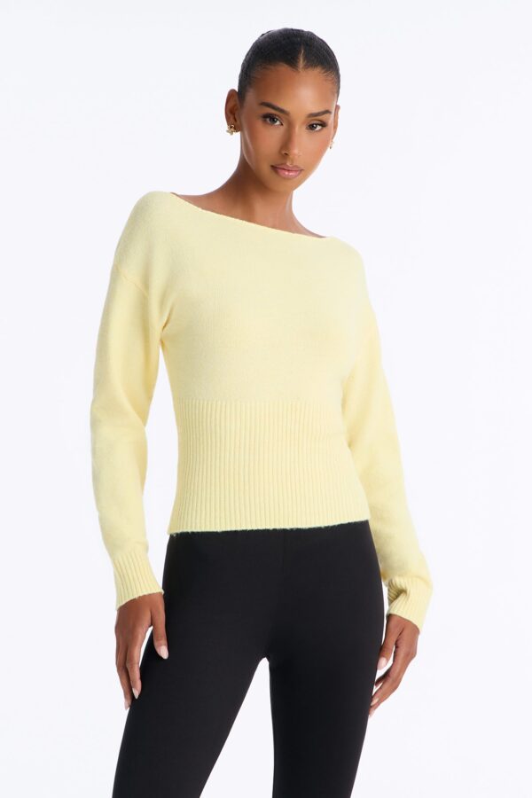 Pullover in Yellow