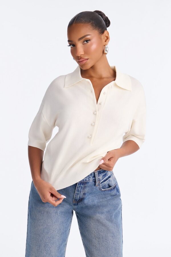 Ladies Kit Ivory Sweater