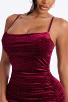 V-Neck Dress in Wine