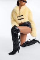 Don’t Hold Back Heeled Boots - Black