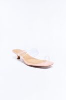 No Hard Feelings Kitten Heels - Clear