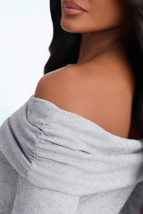 T-shirt in Heather Grey 96% polyester