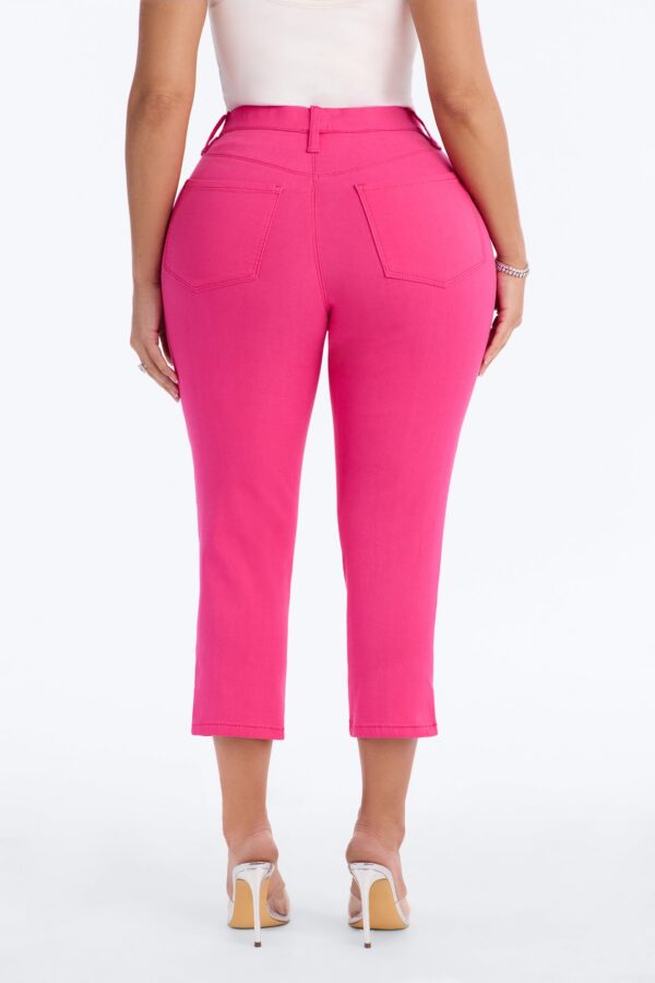 Cropped Pants in Pink