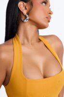 Ladies Kit Mustard Dress