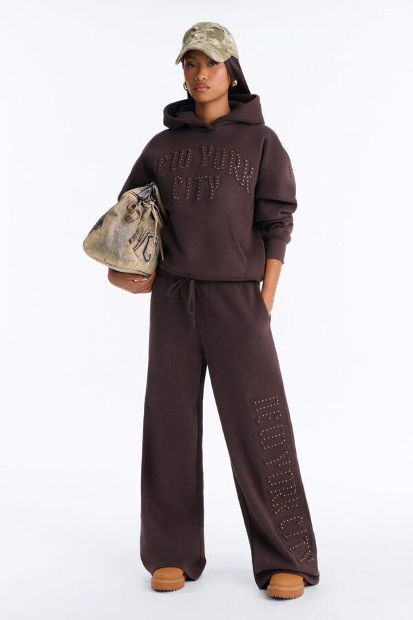 Brown Wide-Leg Piece
