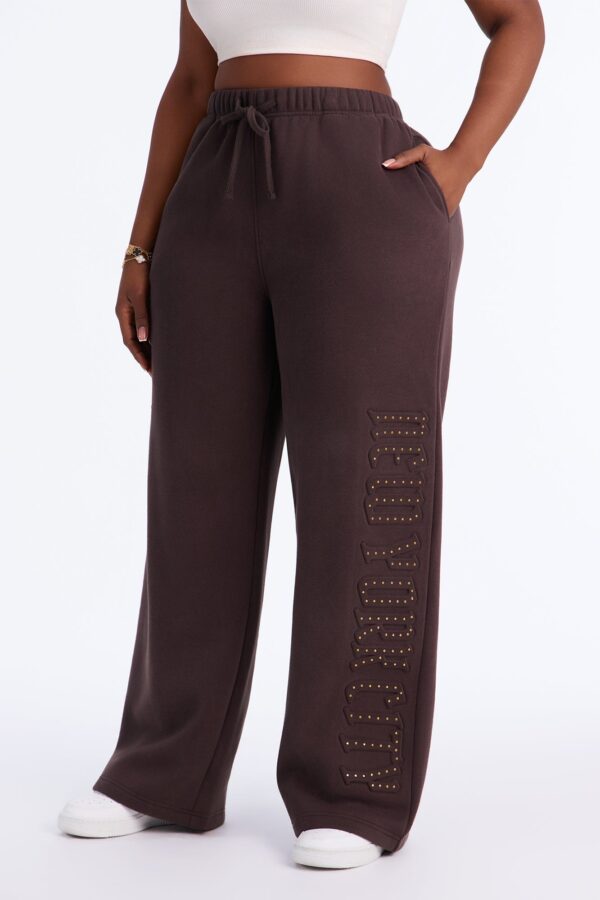Brown Wide-Leg Piece