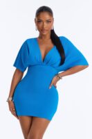 Dress in Blue 95% cotton