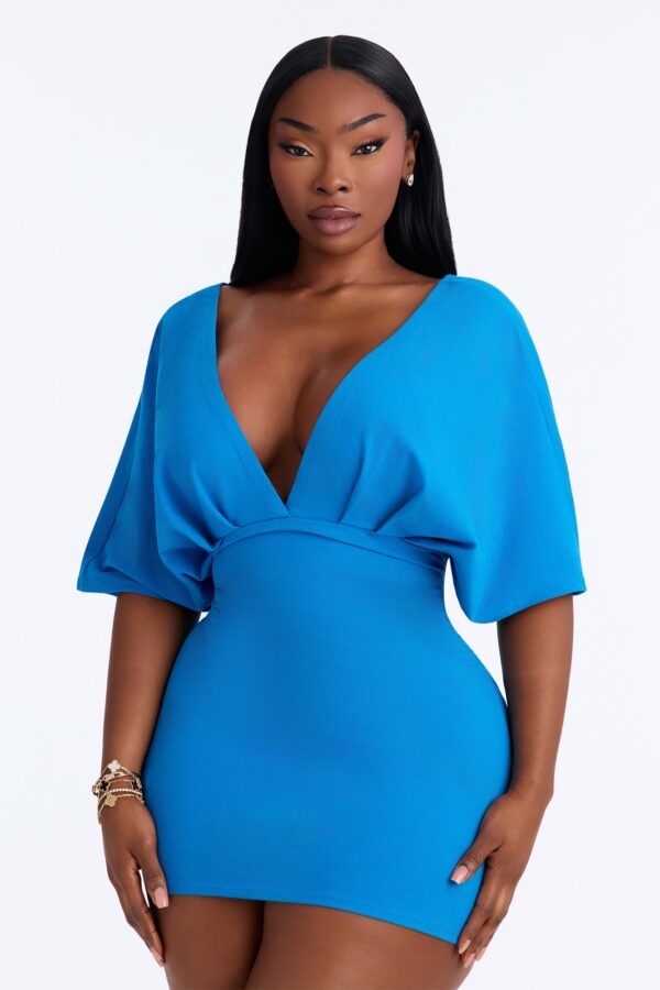Dress in Blue 95% cotton