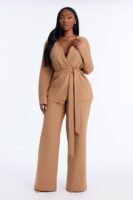 Ladies Kit Taupe Blazer