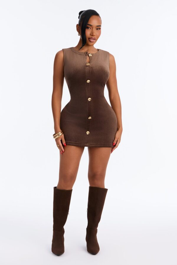 Dress in Brown 92% polyester