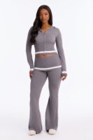 Gray Sweater with zip up