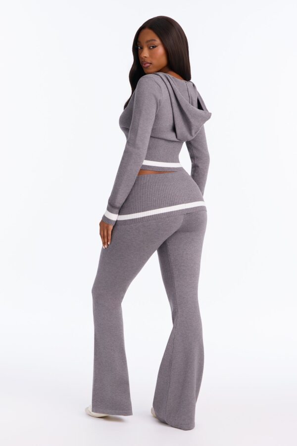 Gray Sweater with zip up