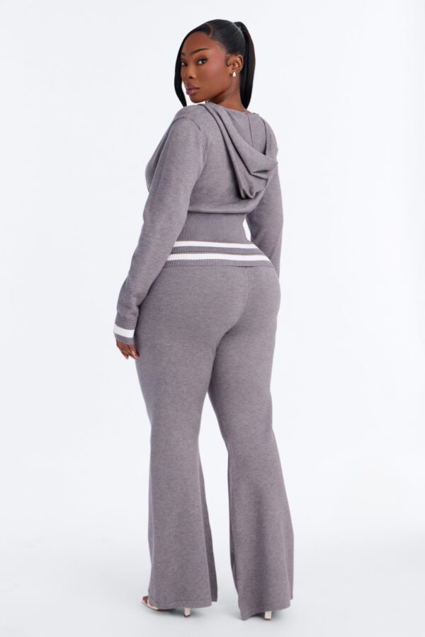 Gray Sweater with zip up
