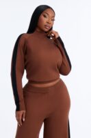 Turtleneck Sweater in Chocolate