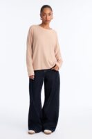 T-shirt in Taupe 60% rayon