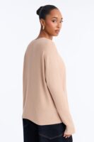 T-shirt in Taupe 60% rayon