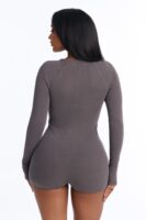 Romper in Charcoal 97% cotton