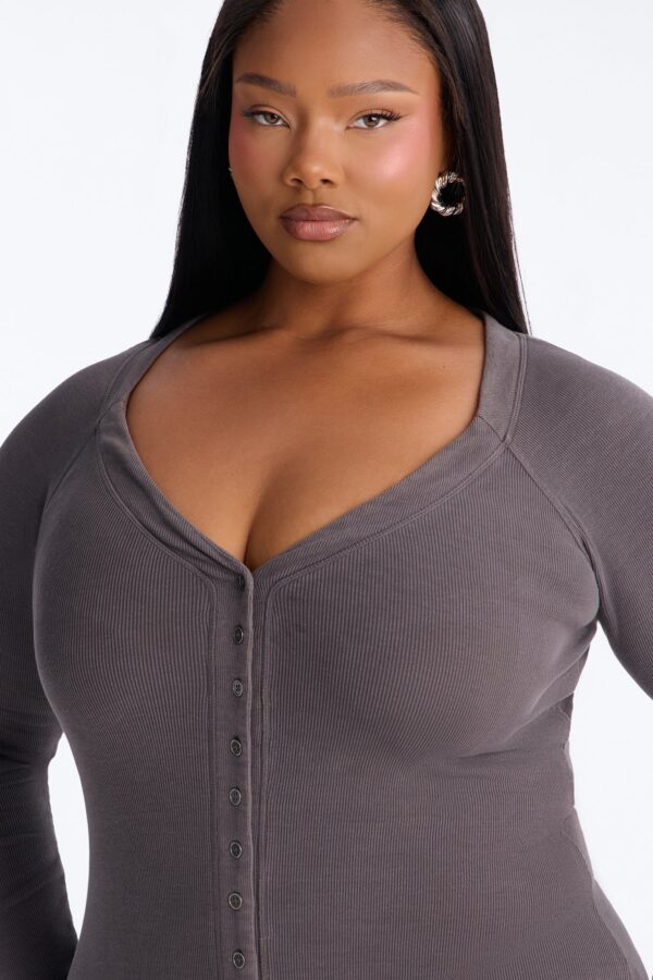 Romper in Charcoal 97% cotton