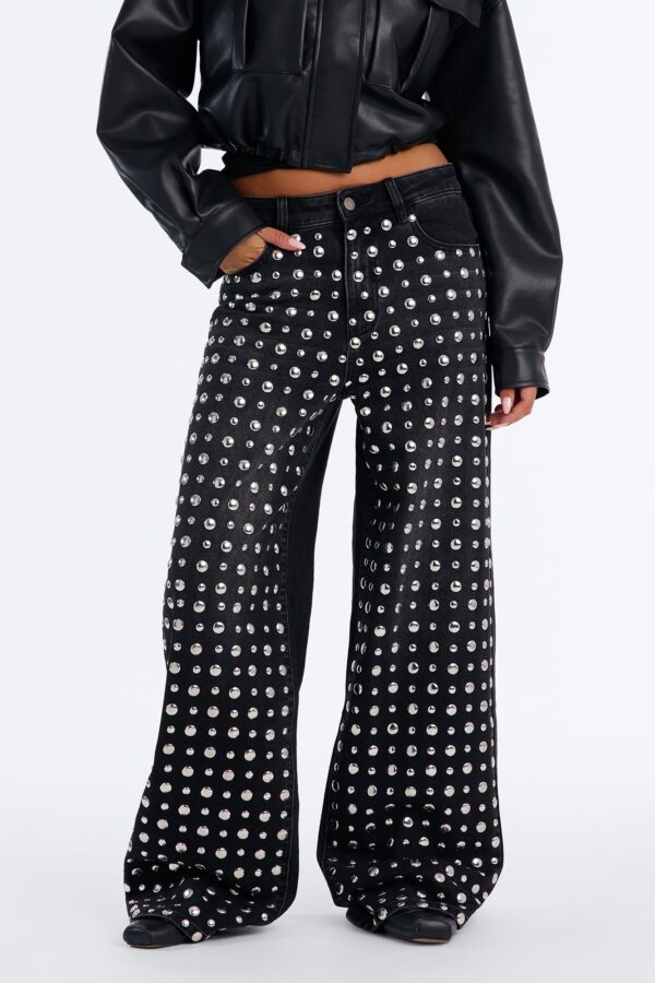 Pants in Black 96% cotton