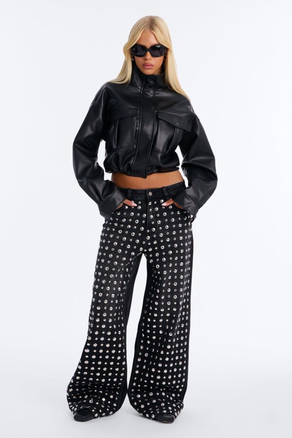 Pants in Black 96% cotton
