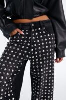 Pants in Black 96% cotton
