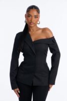 Off-the-Shoulder Blazer