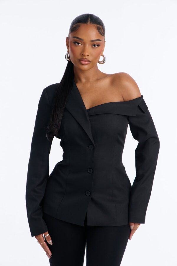 Off-the-Shoulder Blazer