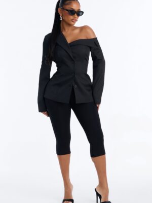 Off-the-Shoulder Blazer