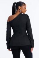 Off-the-Shoulder Blazer