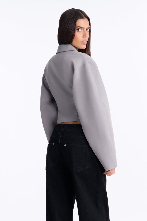 Blazer in Gray 95% polyester