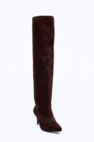 Finding Studs Heeled Boots - Chocolate