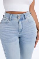 Snatch Me Tight Booty Lifter Skinny Jeans - Light Wash