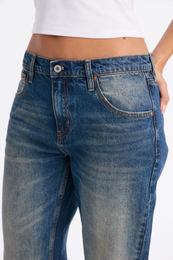 90s Icon Classic High Rise Straight Leg Jeans - Vintage Wash