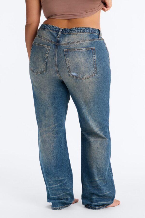 90s Icon Classic High Rise Straight Leg Jeans - Vintage Wash