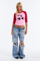Ladies Kit Pink Top