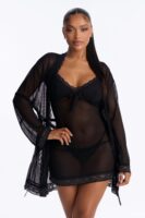 V-Neck Set in Black