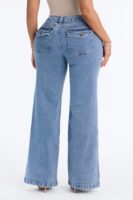 Got You Covered Pocket Flap Bootcut Jeans - Medium Wash