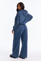 Hoodie in Navy 60% cotton