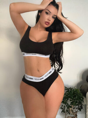 Ladies Kit Black and White Set