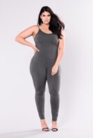 Ladies Kit Charcoal Jumpsuit