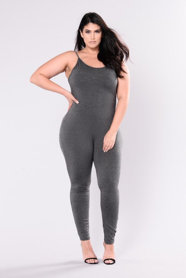 Ladies Kit Charcoal Jumpsuit