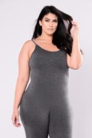 Ladies Kit Charcoal Jumpsuit