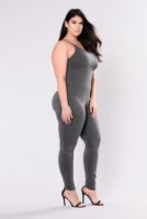 Ladies Kit Charcoal Jumpsuit